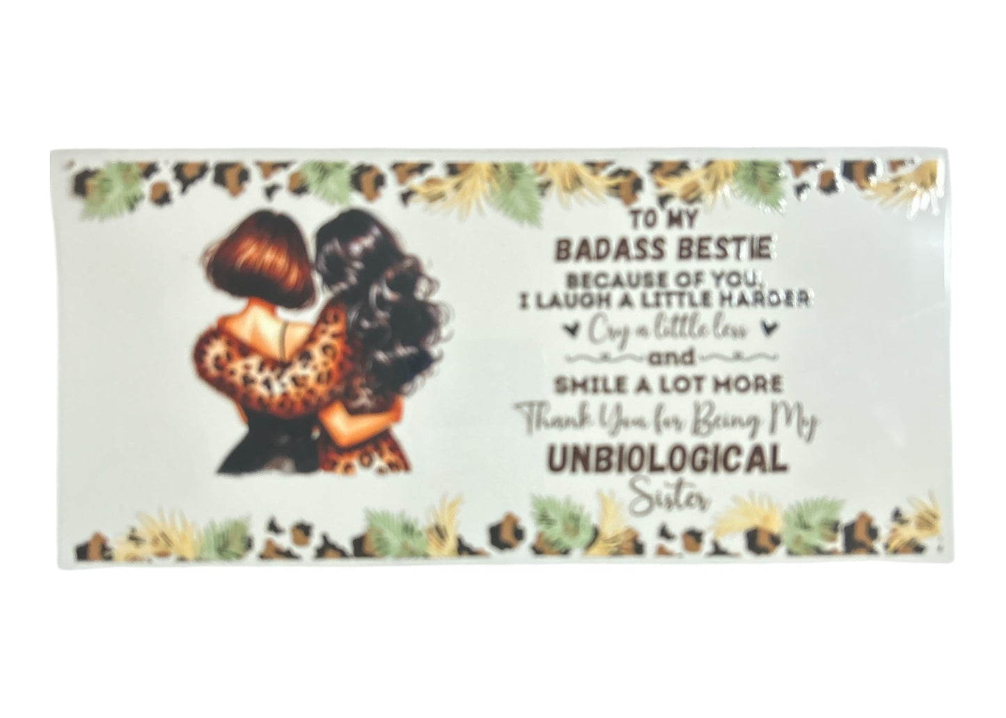 Badass Bestie – Custom Friendship Cup Wrap