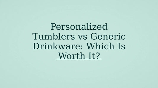 Personalized Tumblers vs Generic Drinkware: Which Is Worth It?