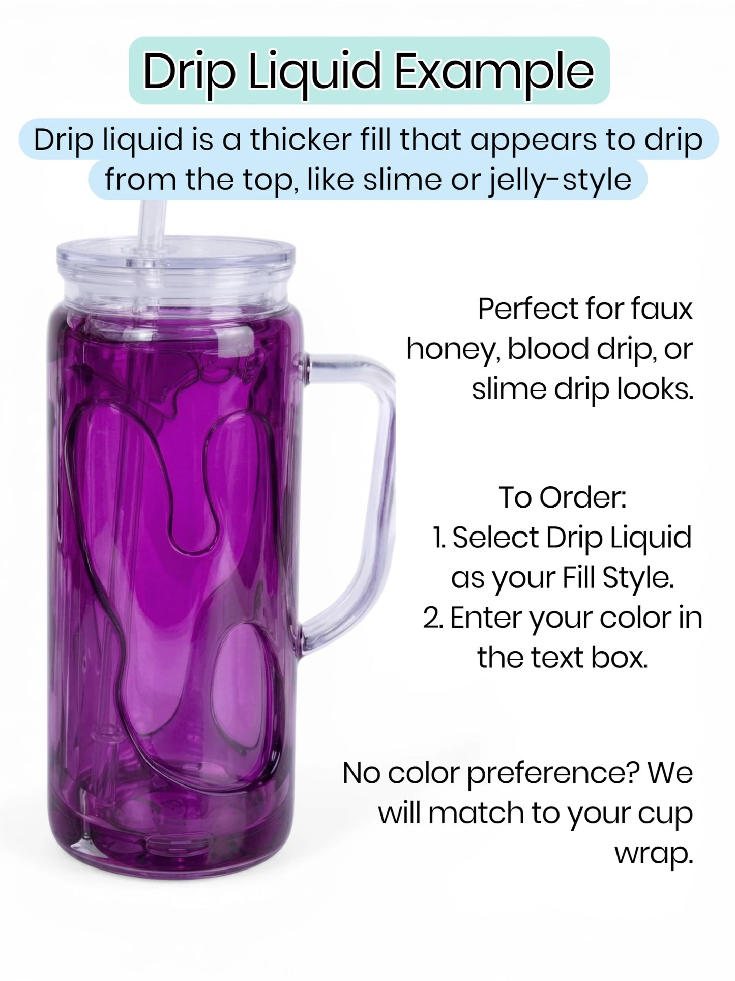 20oz Double-Wall Acrylic Tumbler with Handle (Multiple Colors)