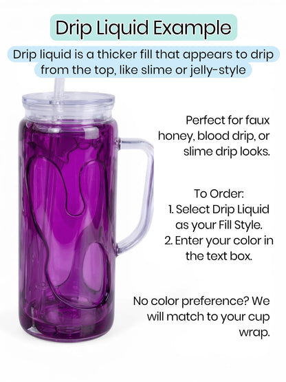 20oz Double-Wall Acrylic Tumbler with Handle (Multiple Colors)