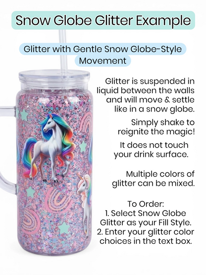 20oz Double-Wall Acrylic Tumbler with Handle (Multiple Colors)