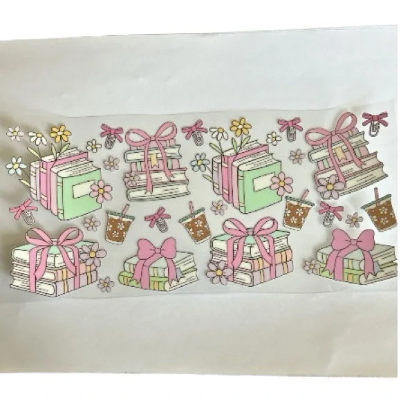 Book Stacks & Iced Coffee Cup Wrap (5)