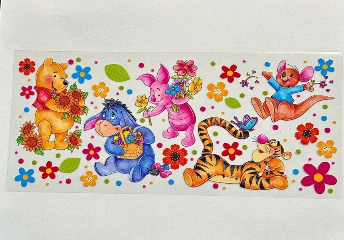 Pooh Flower Mart Cup Wrap (156)