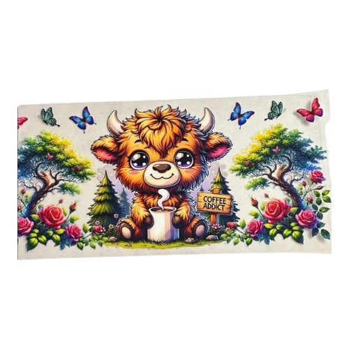 Cow Coffee Addict Cup Wrap (69)