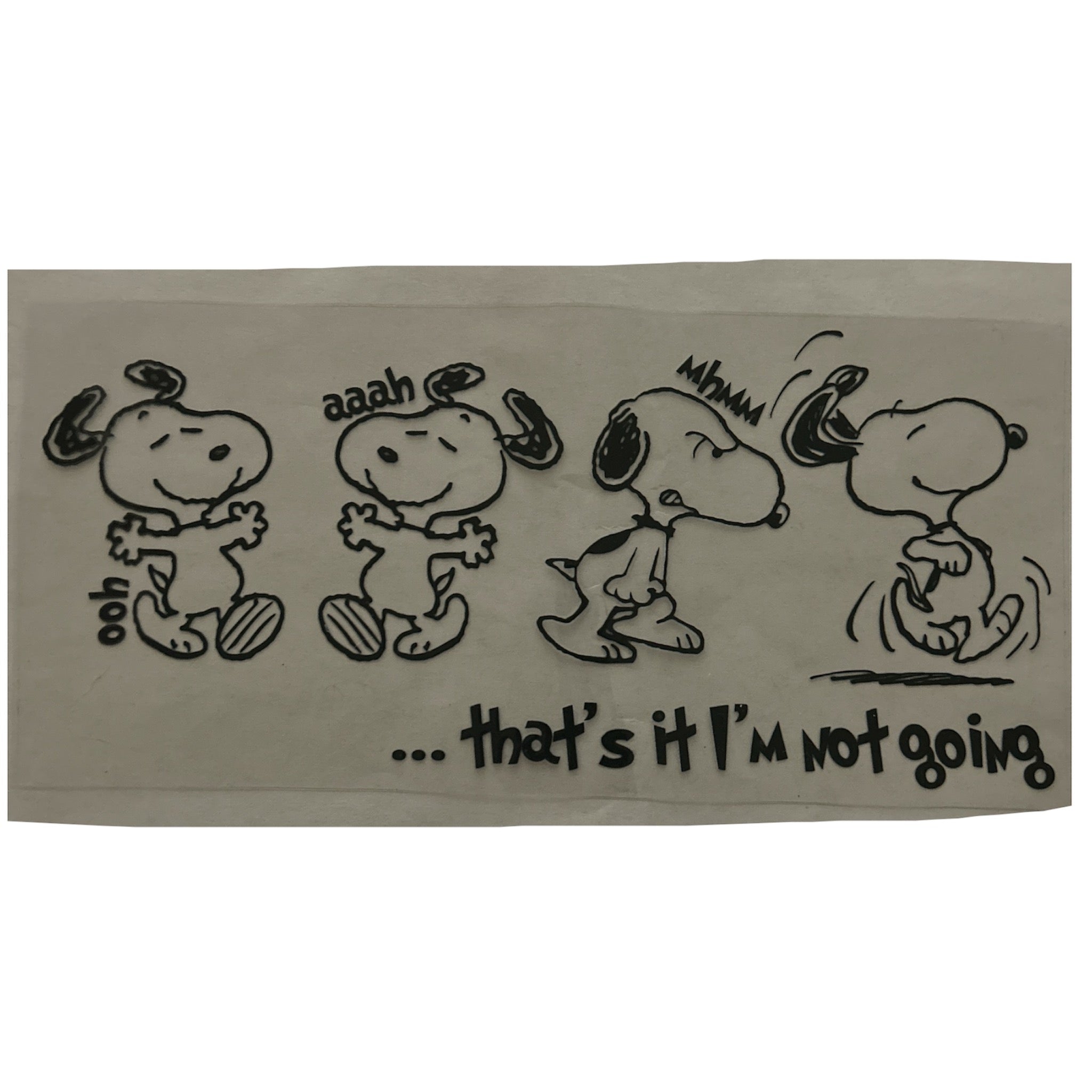 Cartoon Dog Not Going Cup Wrap (81)
