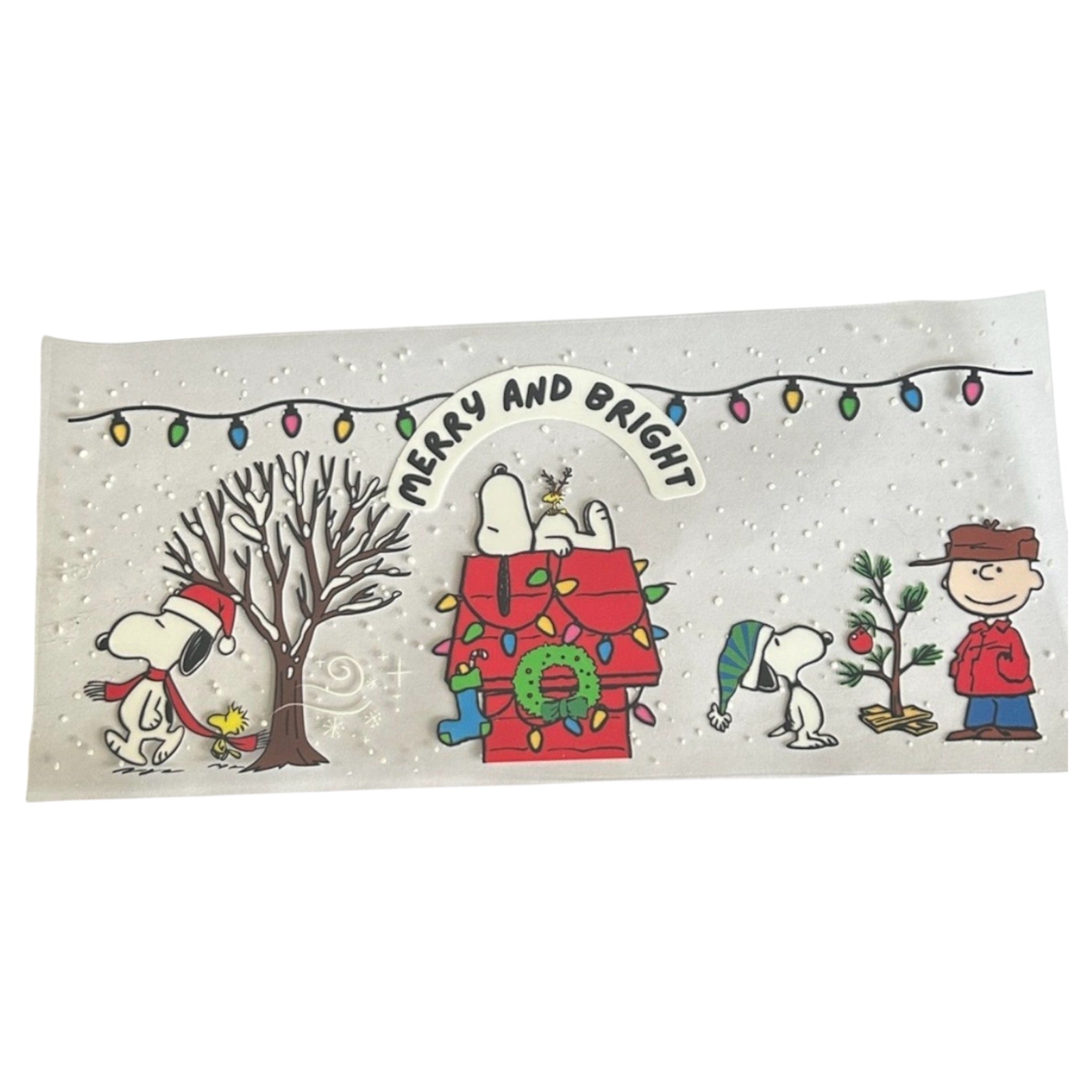Cartoon Dog Merry & Bright Cup Wrap (82)