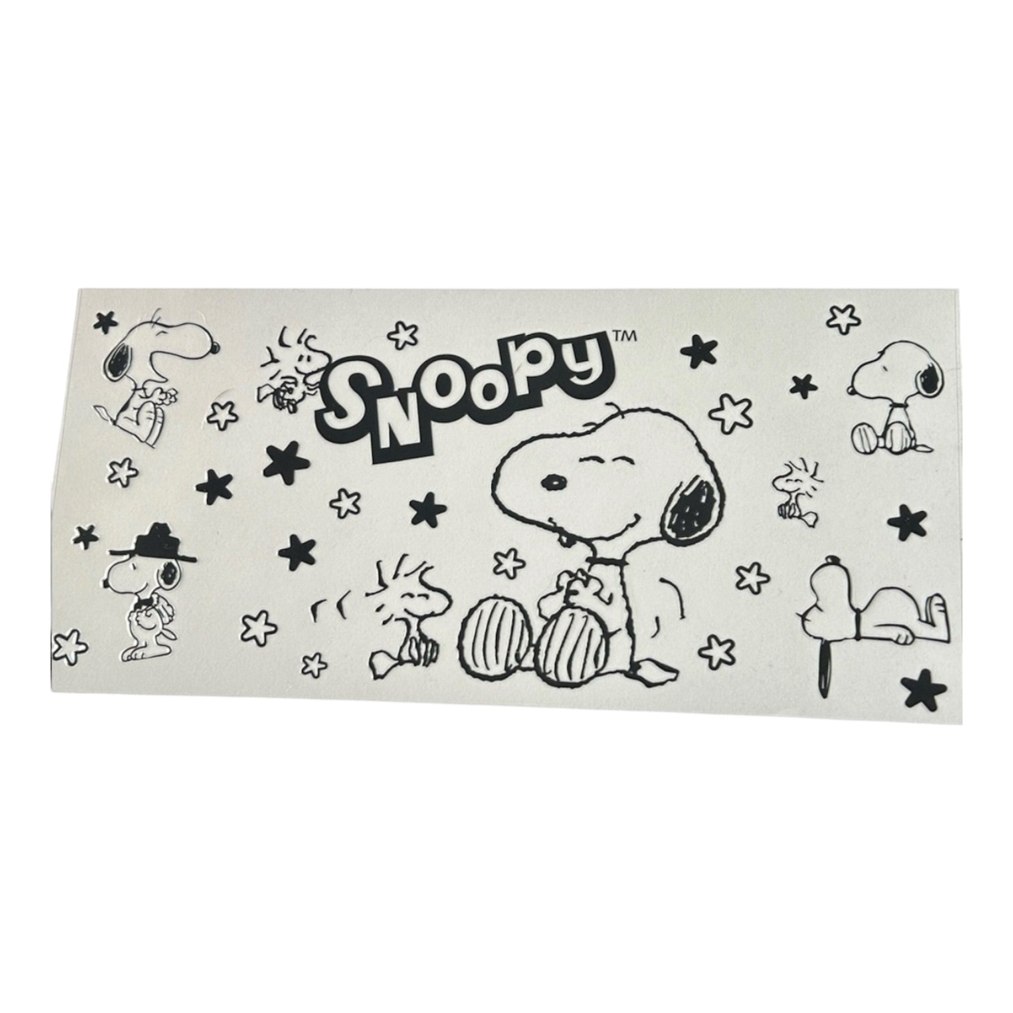 Cartoon Dog Outline Cup Wrap (98)