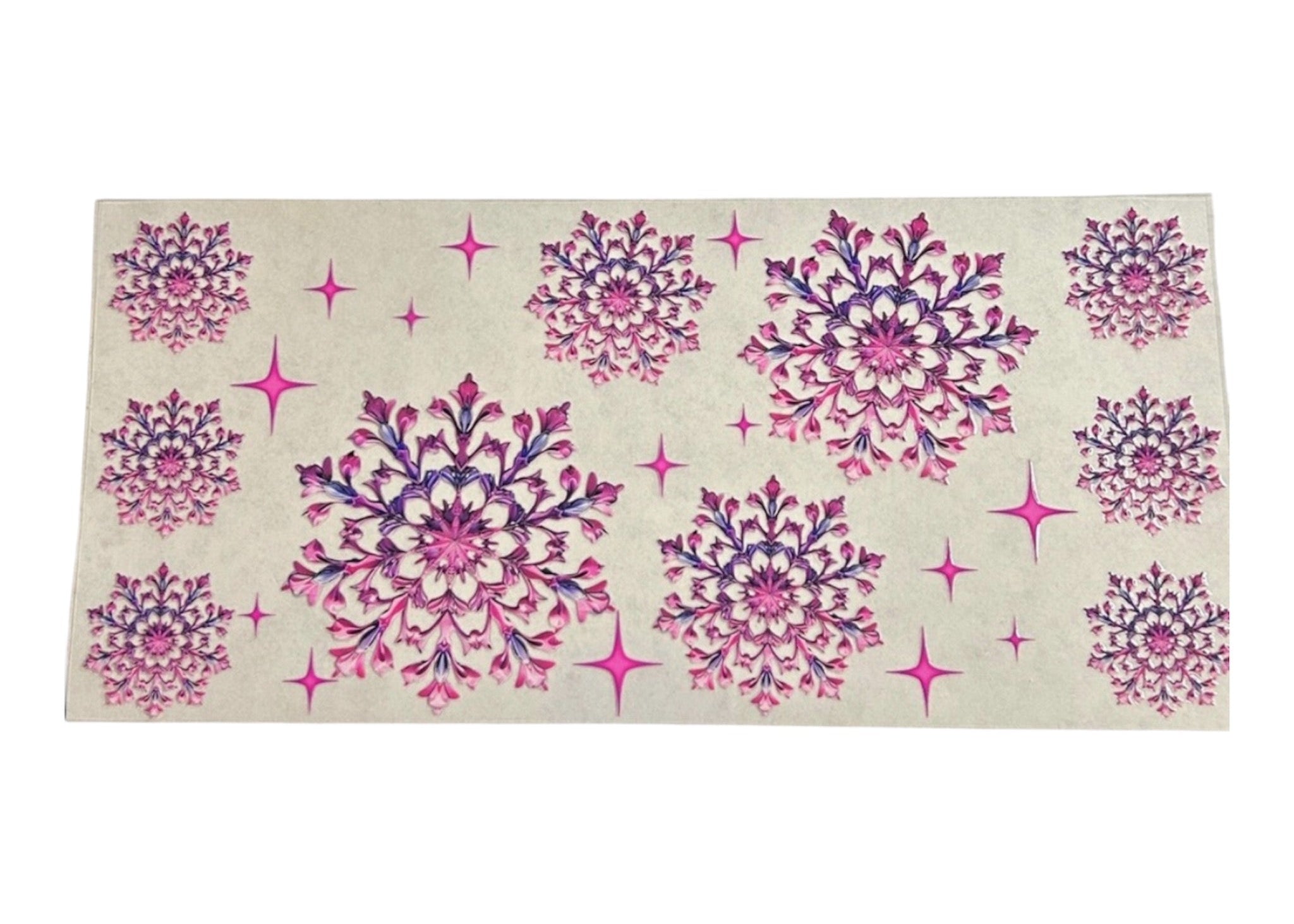 Purple Snowflake Cup Wrap (113)