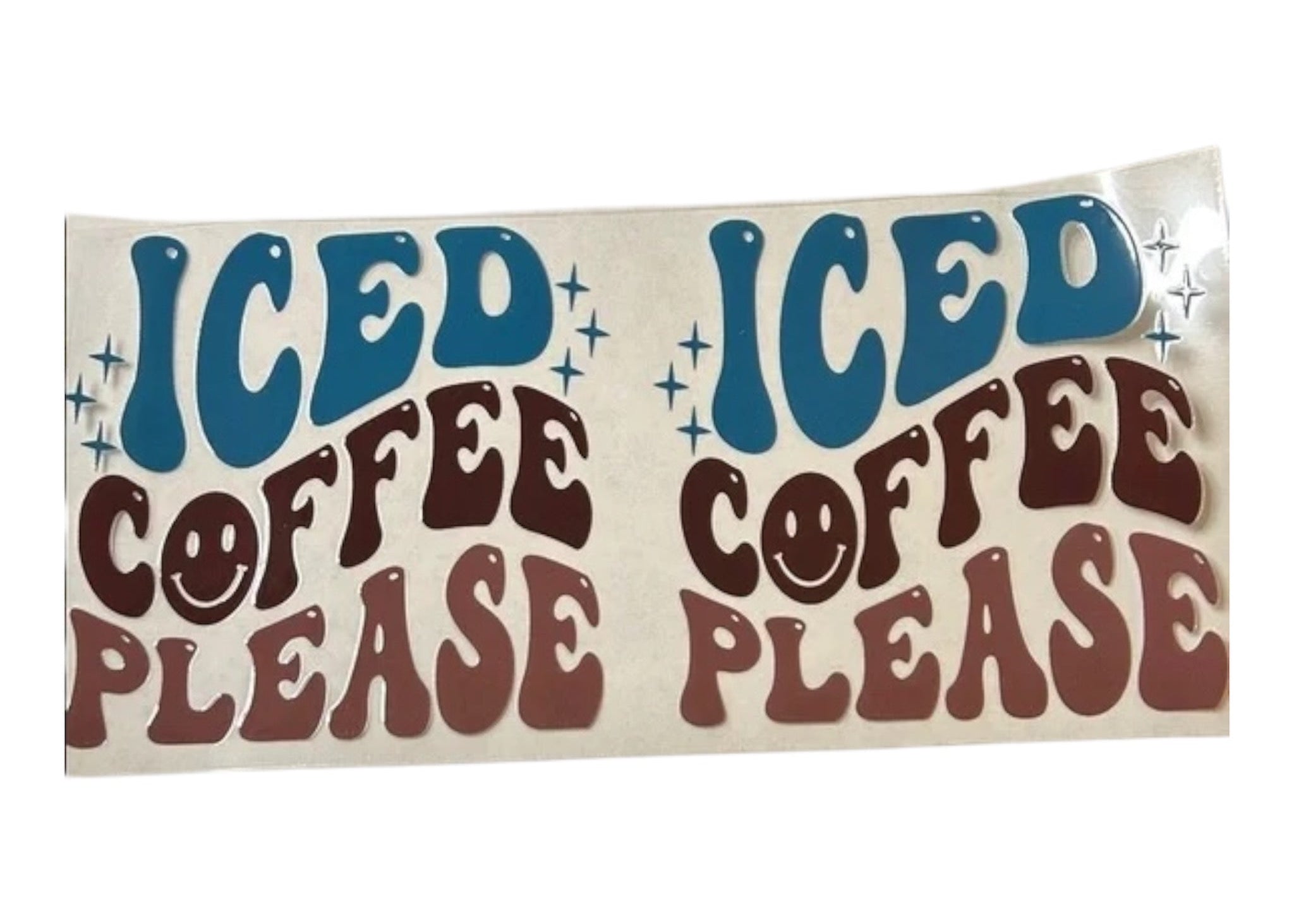 Iced Coffee Please Cup Wrap (202)