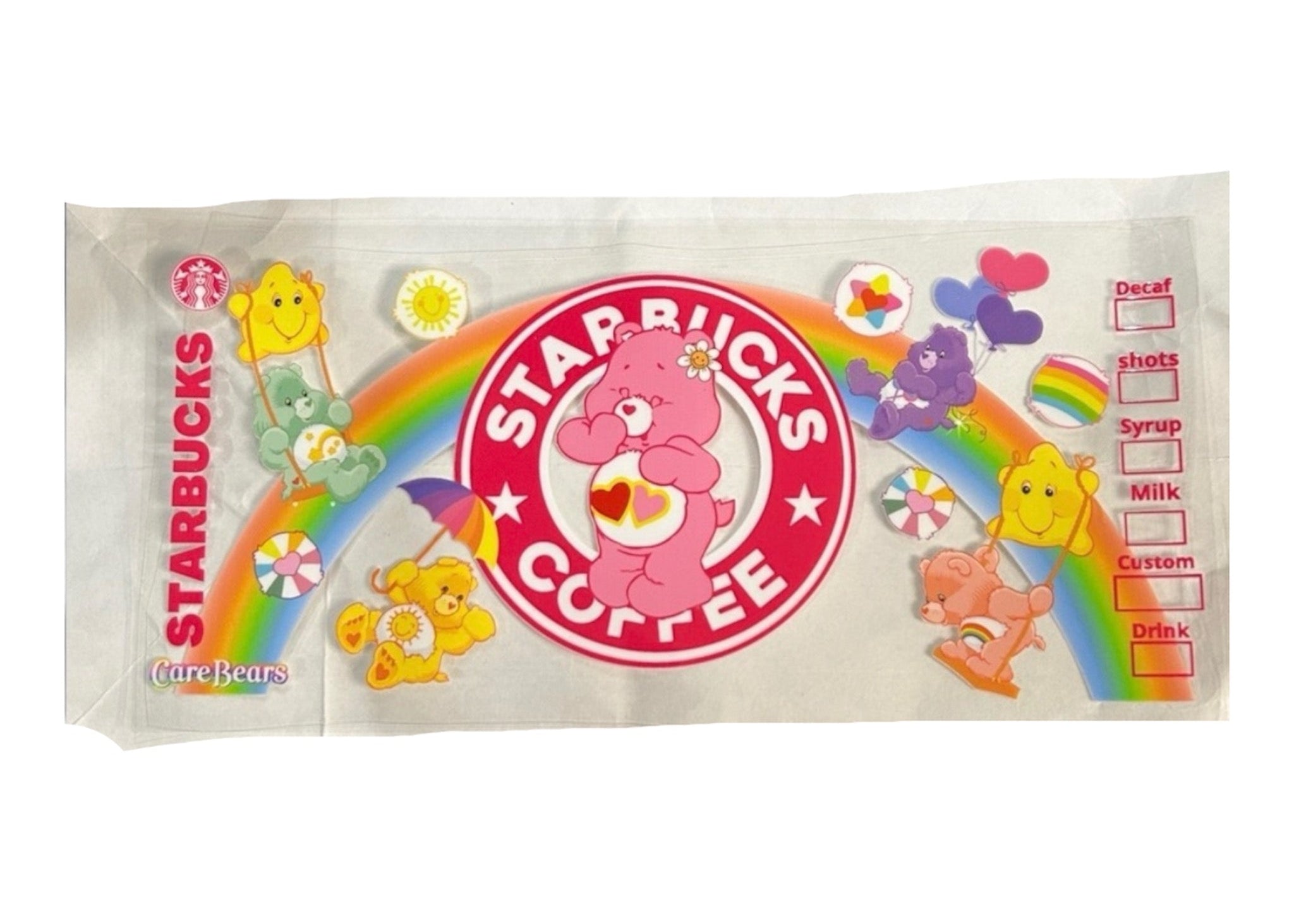 Care Bear Starbies Cup Wrap (223)