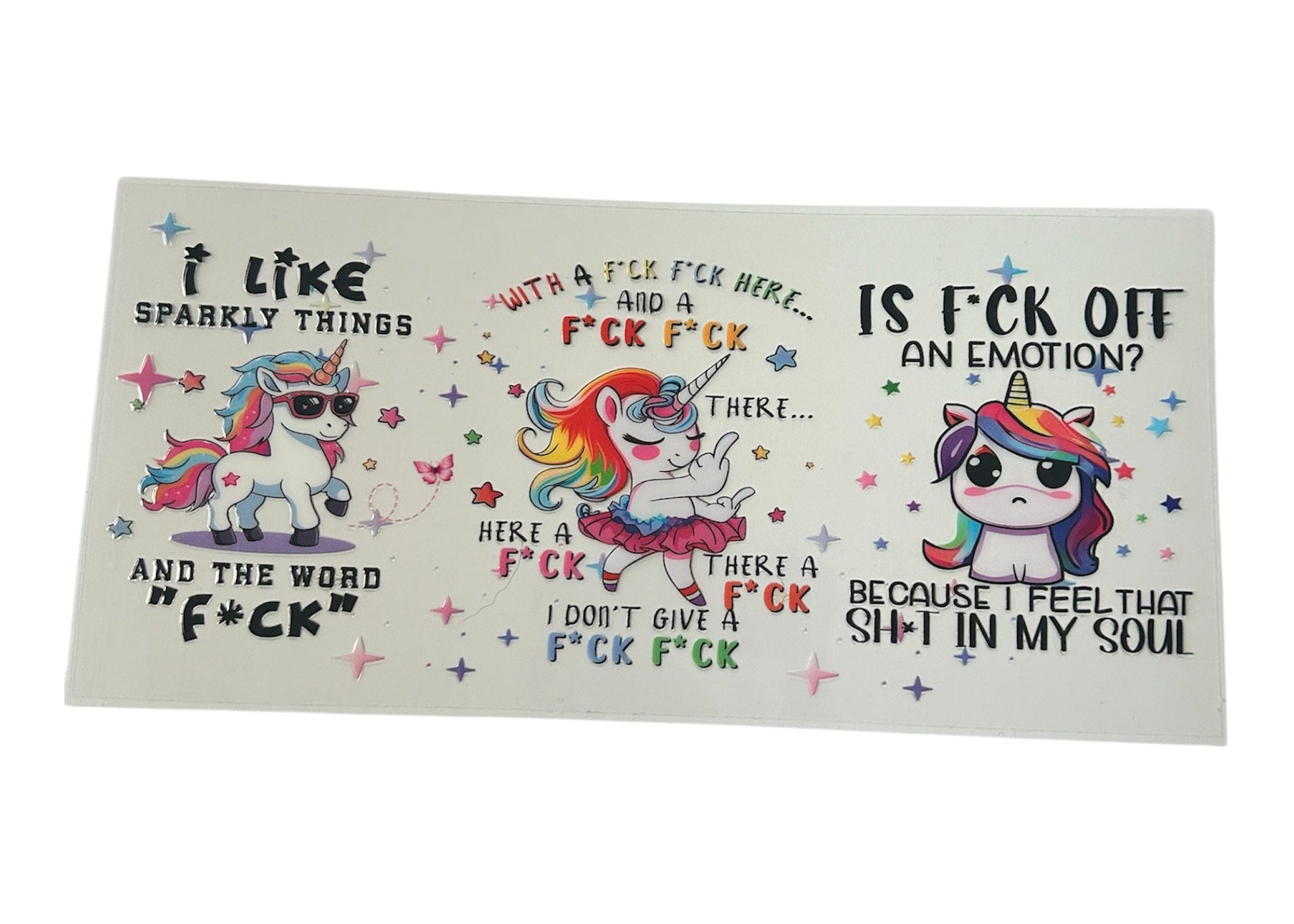 Expletive Unicorn Cup Wrap (242)