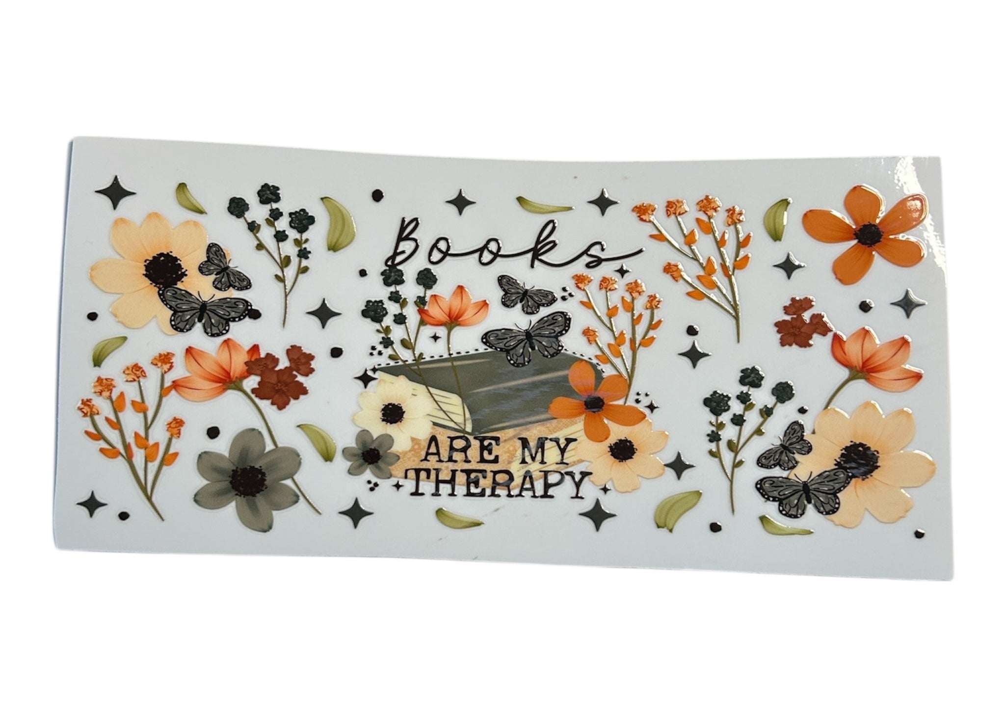 Books Are My Therapy Cup Wrap (309)