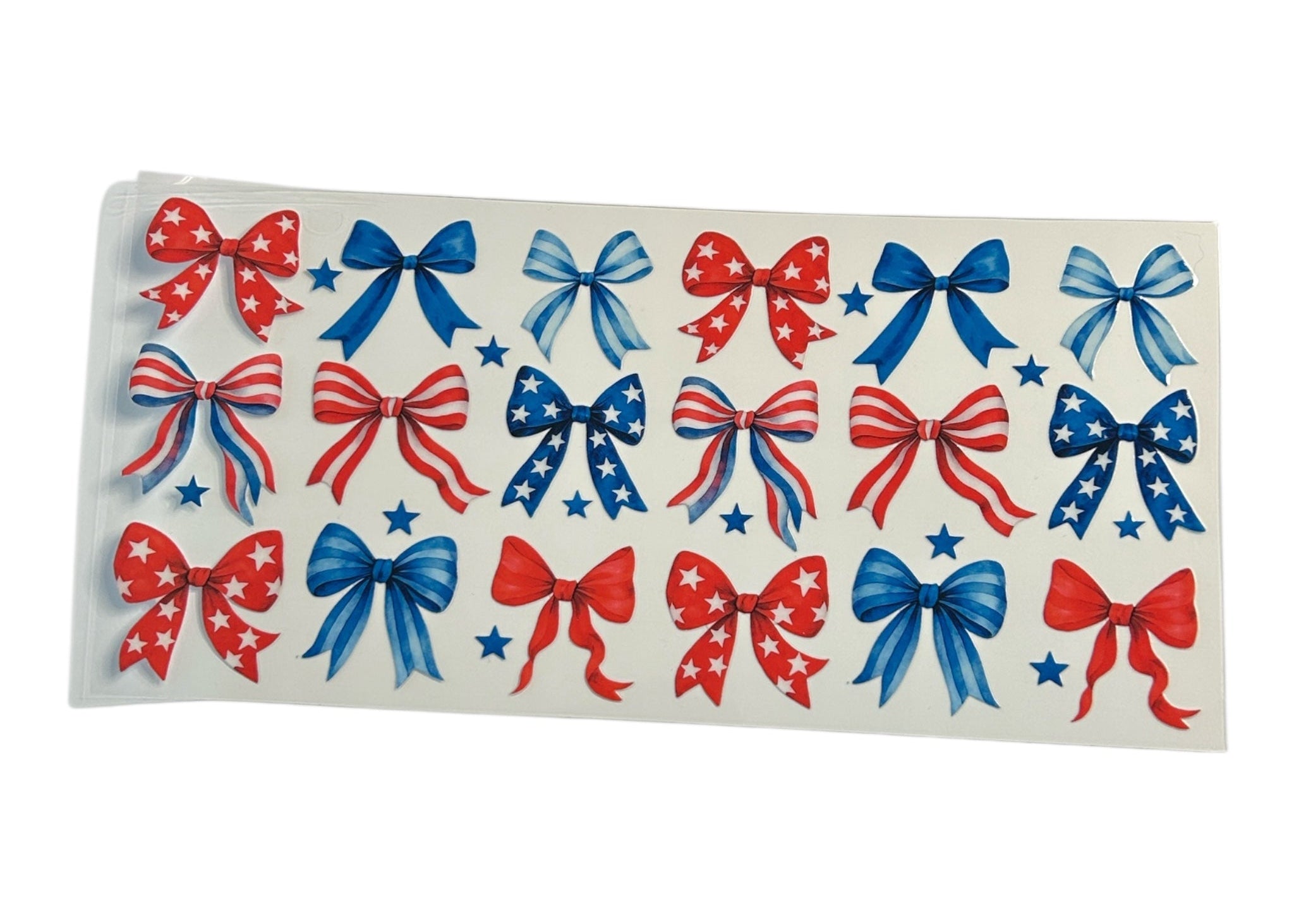 Patriotic Bows Cup Wrap (326)