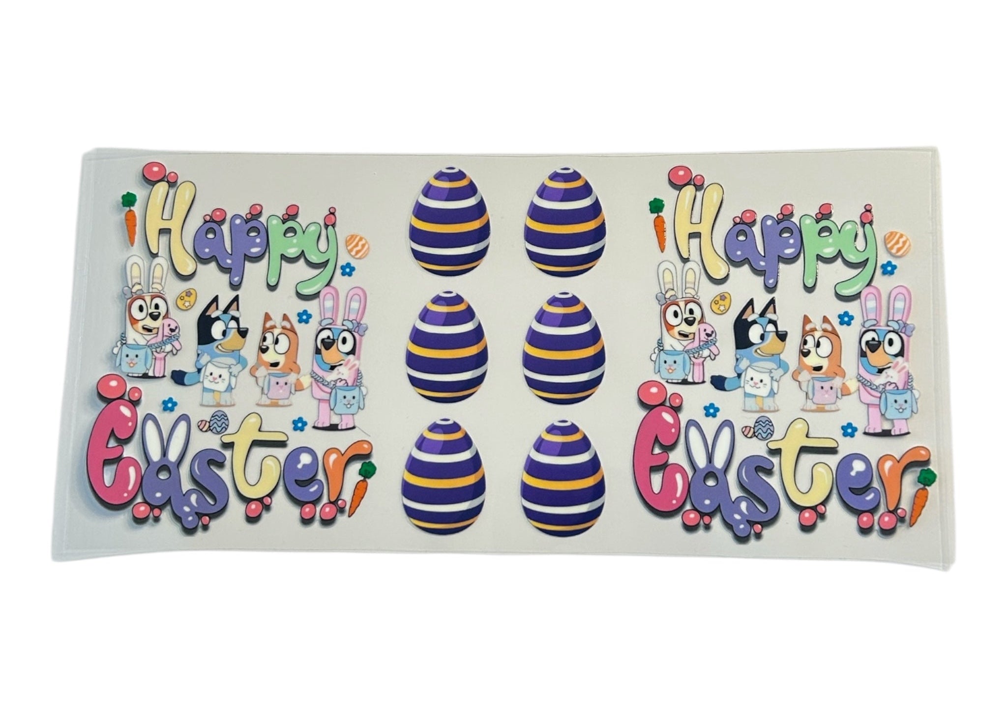 Blue Pup Happy Easter Cup Wrap (352)