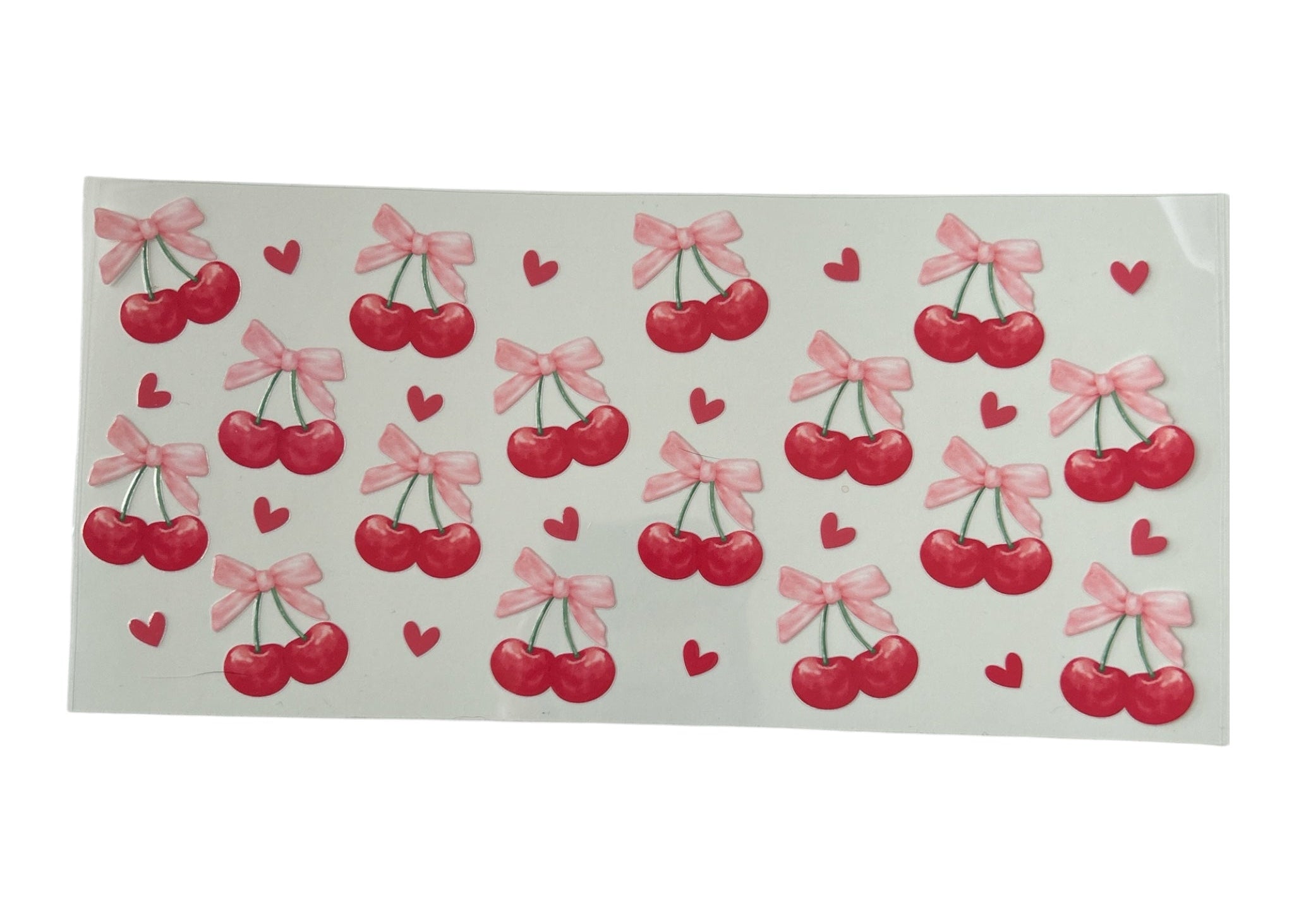 Cherries Bows & Hearts Cup Wrap (363)