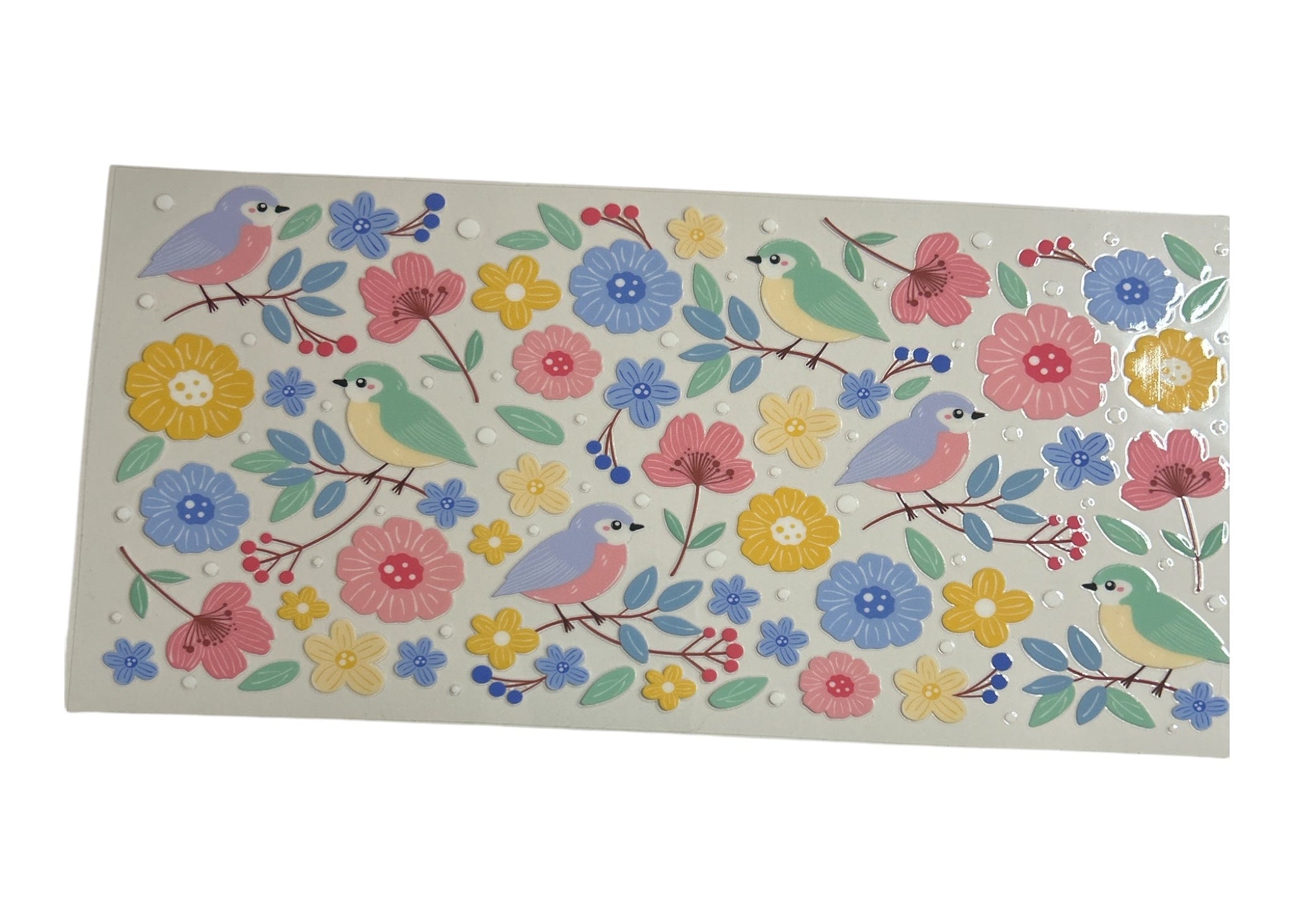 Birds & Flowers Cup Wrap (374)