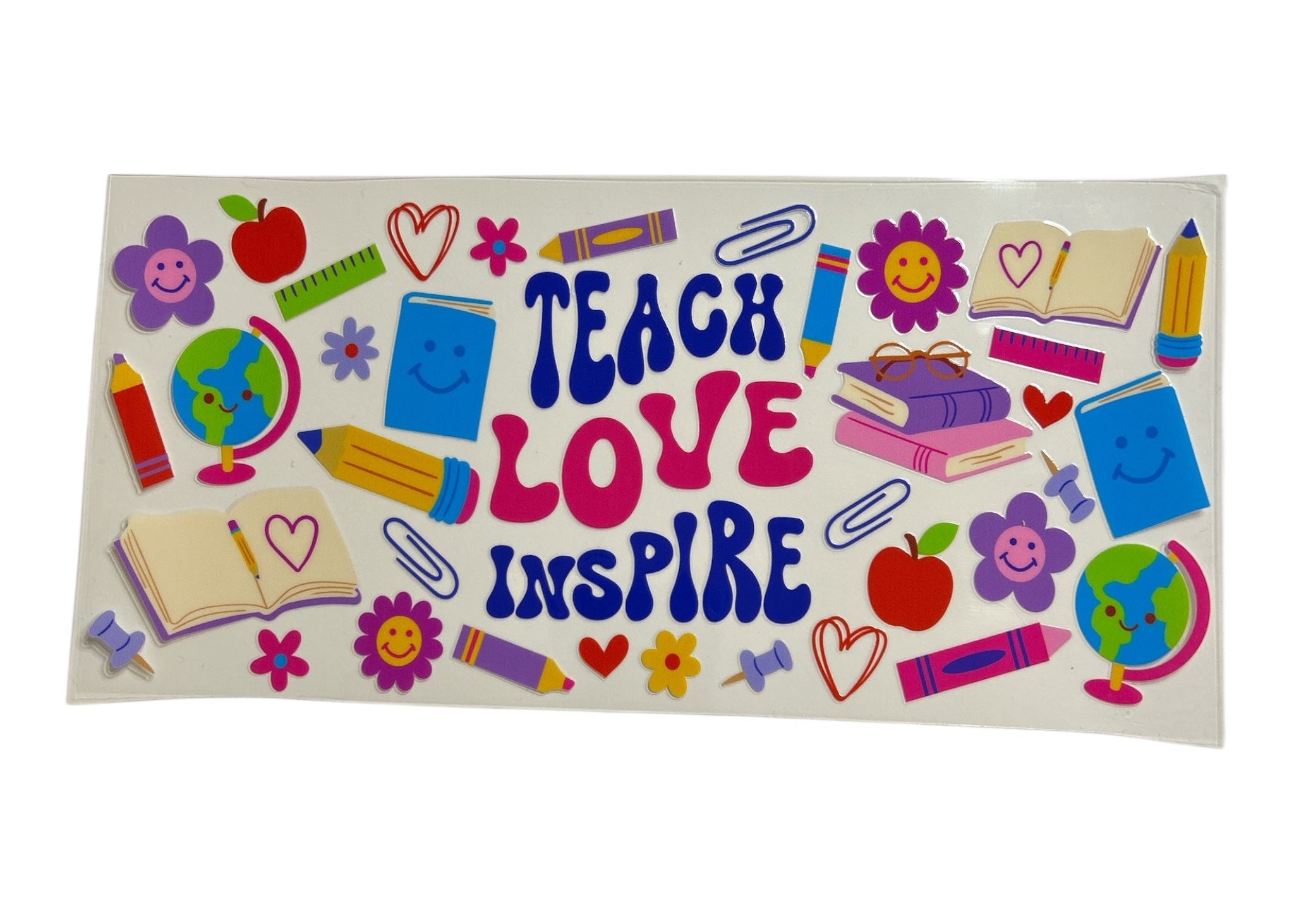 Teach Love Inspire – Custom Teacher Cup Wrap