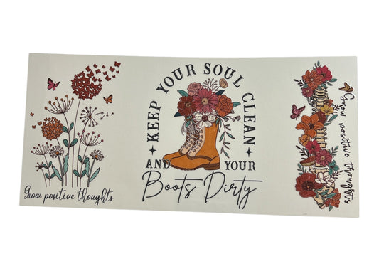Decorative stickers with floral designs and text on a white background