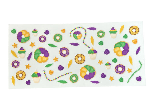 King Cake – Custom Cup Wrap