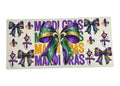Mardi Gras Bow – Custom Cup Wrap