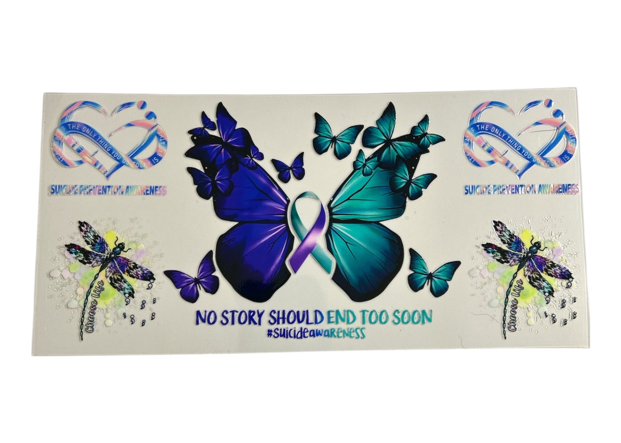 Suicide Awareness – Custom Cup Wrap