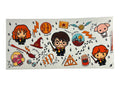 Cartoon-style Harry Potter characters and elements on a white background
