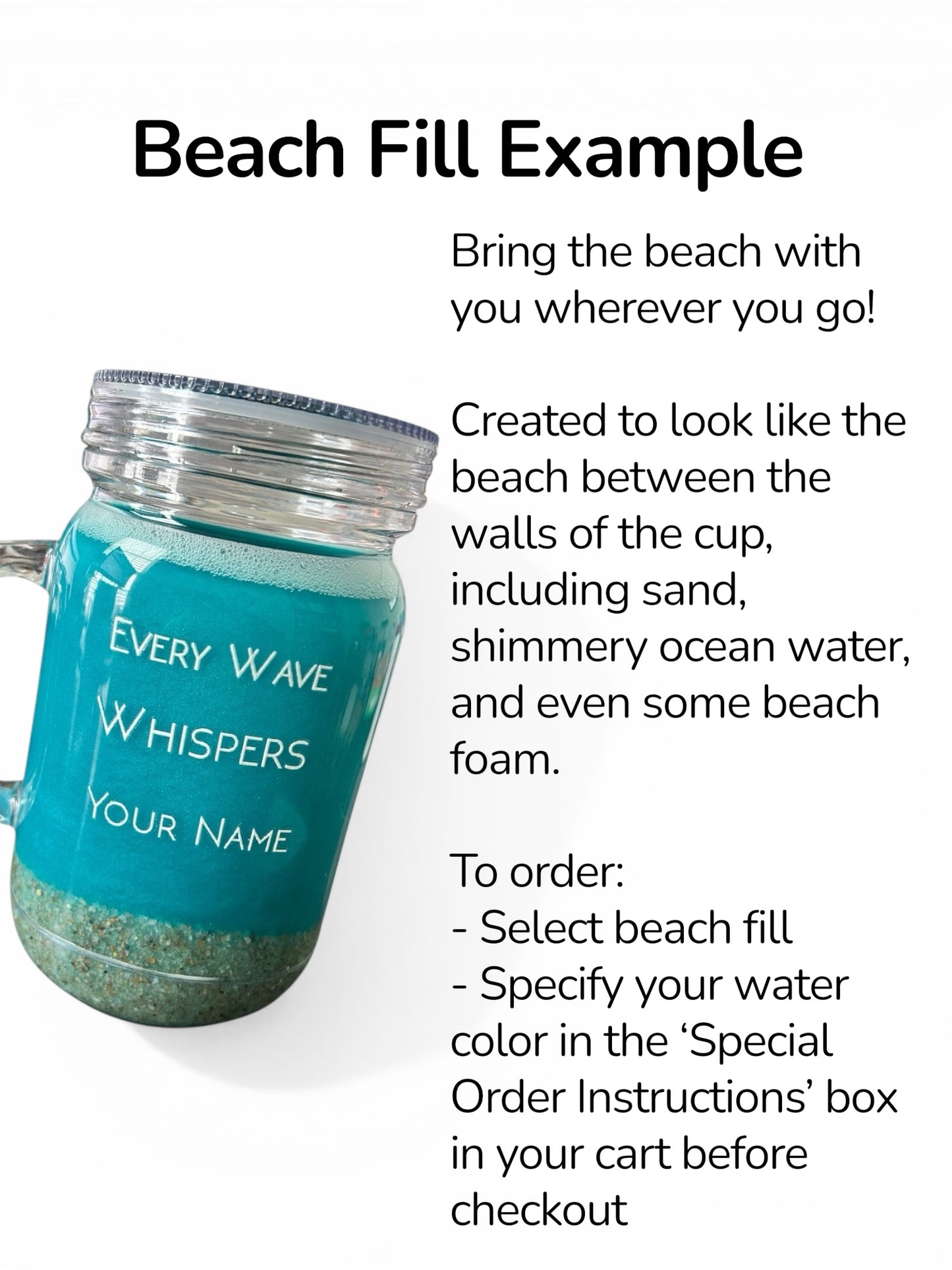 16oz Acrylic Custom Snow Globe Tumbler