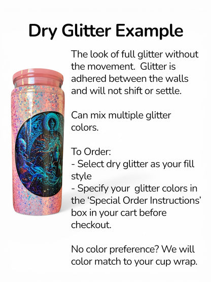 16oz Acrylic Custom Snow Globe Tumbler